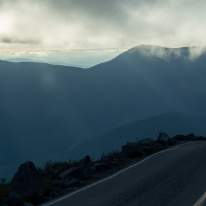 Image showing a street in the mountains